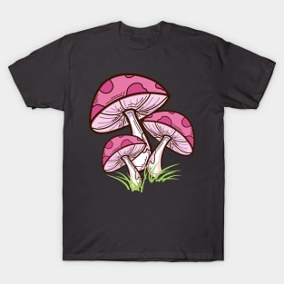 Cute Pink Toadstools! T-Shirt